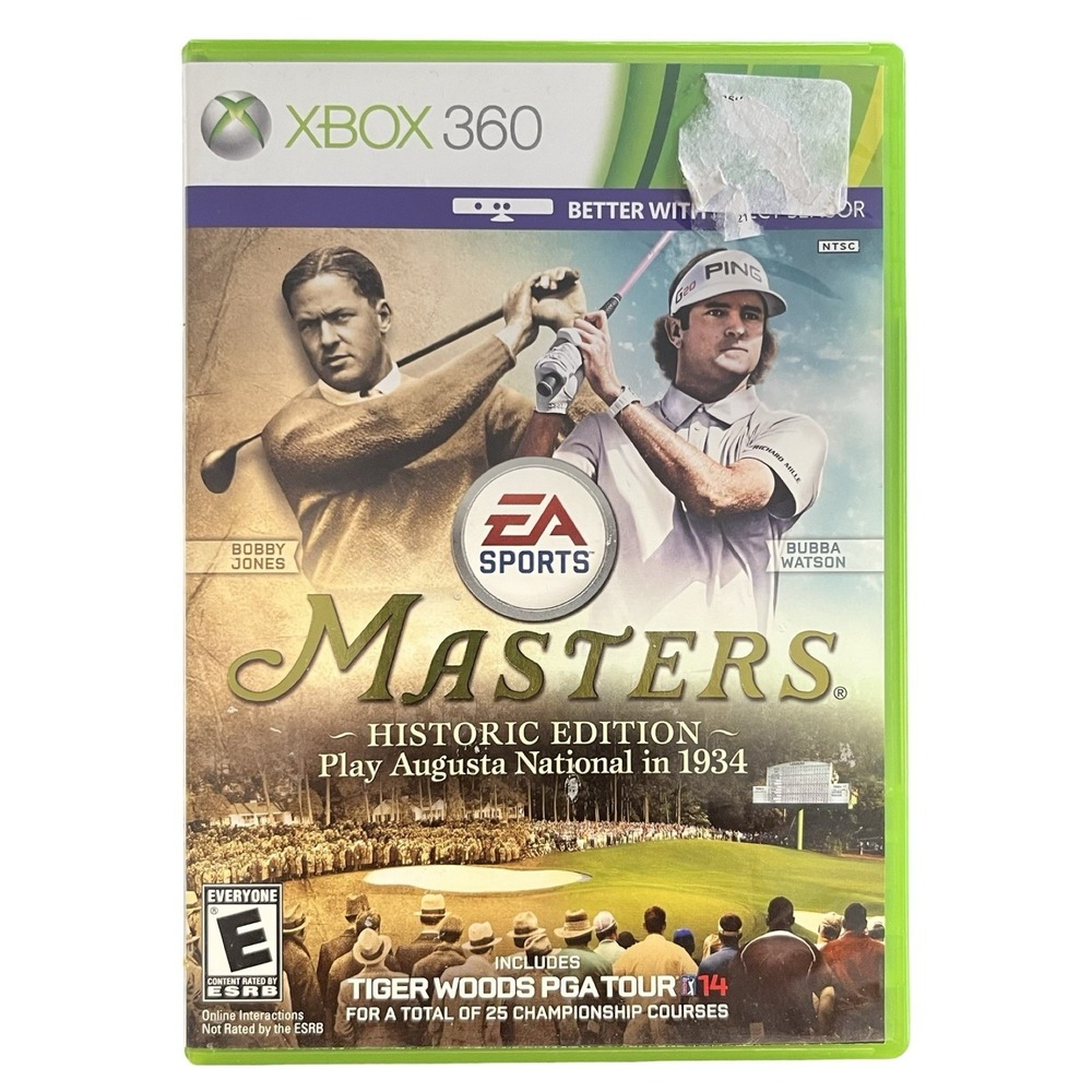 Tiger Woods PGA Tour 14 Masters Historic Edition (Xbox 360, 2013)